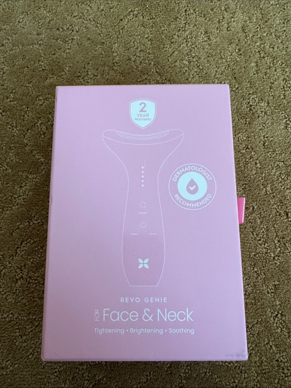 Revo Pink Face & Neck Skincare Device Box